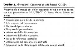 Alteraciones Cognitivas de Alto Riesgo (COGDIS).